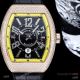 Luxury Franck Muller Vanguard Racing v45 Black Yellow Dial with Diamond Arabic (6)_th.jpg